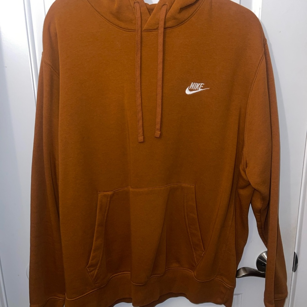 Nike Men's Rust Hoodie - Picture 2 of 4